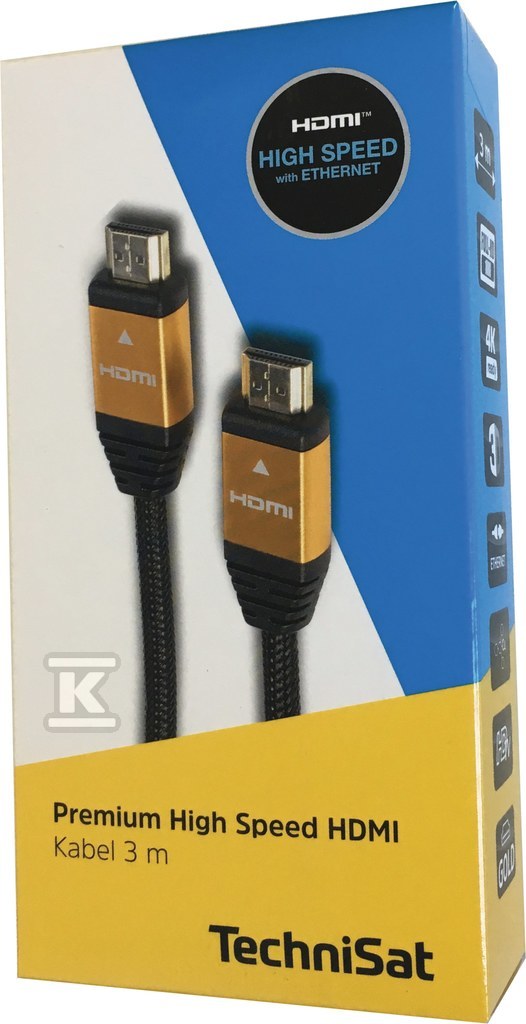 High Speed HDMI Cable 3m - 0003/7851